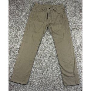 Levi’s 505 Regular Fit Men’s Khaki Pants W34 L34 Beige Casual Jeans